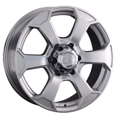 LS 7,5x18/6x139,7 ET36 D100,1 187 Sil (конус, Колпак+лого)