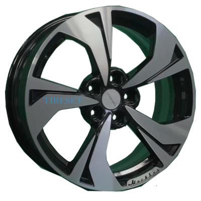 Khomen Wheels 7x17/5x108 ET40 D54,1 KHW1724 (Jac/Москвич 3) Black-FP