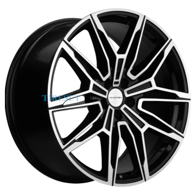 Khomen Wheels 11x21/5x112 ET43 D66,6 KHW2105 (X5/X6/X7 осн.) Black-FP