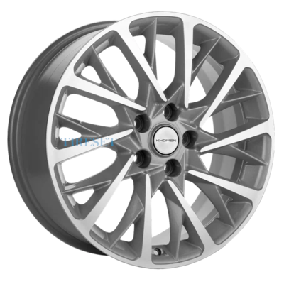 Khomen Wheels 7,5x18/5x108 ET47 D60,1 KHW1804 (Chery Tiggo 8/8 Pro) F-Silver-FP