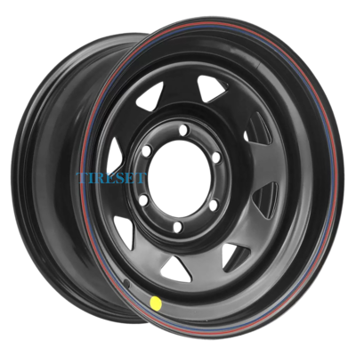 Диски ZEPP 4x4 8x16/6x139,7 ET10 D110 Toyota Nissan Х (треуг. мелкий) Черный (LTM) (с увелич.полкой) на tireset.ru