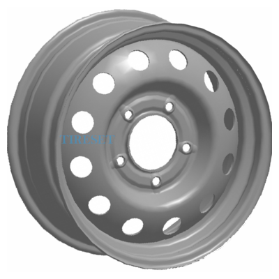 Диски ТЗСК 5,5x16/5x139,7 ET52 D98,6 Lada 4x4 серый (узкая) на tireset.ru