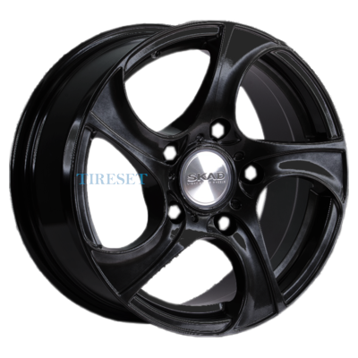 СКАД 7x16/5x139,7 ET40 D98,5 Вихрь (КЛ162) Черный бархат