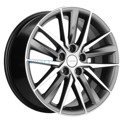 Диски Khomen Wheels 8x18/5x108 ET46 D63,4 KHW1807 (Tugella/Jaguar XF/F-Pace) Gray-FP на tireset.ru