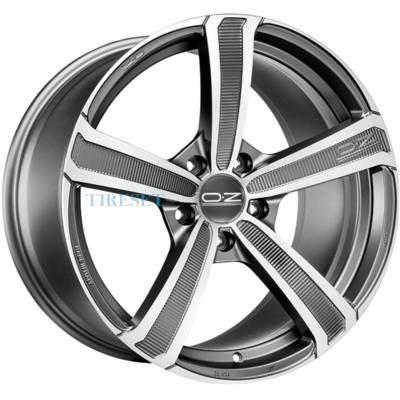 Диски OZ 9,5x20/5x112 ET33 D79 Montecarlo HLT Matt Dark Graphite Diamond Cut на tireset.ru