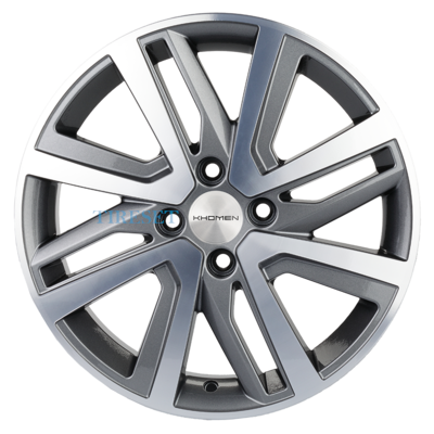 Khomen Wheels 6x16/4x100 ET48 D54,1 KHW1609 (Rio I/Solaris I) Gray-FP