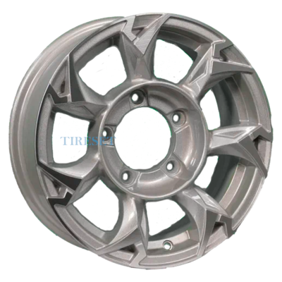 Khomen Wheels 5,5x15/5x139,7 ET5 D108,1 KHW1505 (Jimny) F-Silver-FP