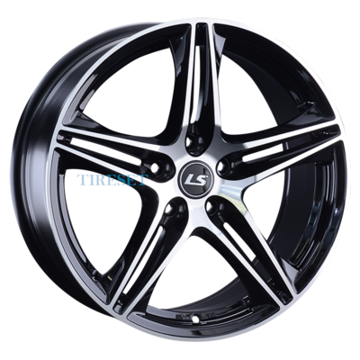 Диски LS 8x18/5x114,3 ET35 D67,1 1056 BKF (конус) на tireset.ru