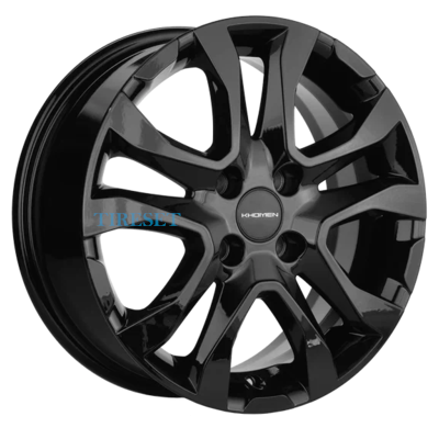 Khomen Wheels 6x15/4x100 ET40 D60,1 KHW1503 (Logan/Sandero/Xray) Black