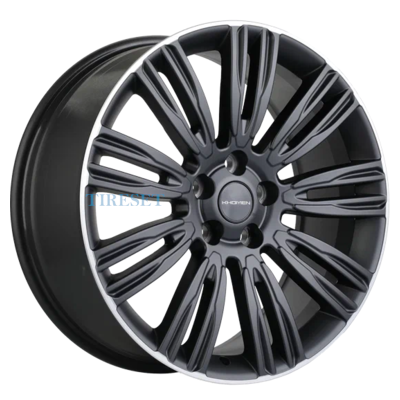 Khomen Wheels 8,5x20/5x108 ET45 D63,4 KHW2004 (Velar) Black matt MR