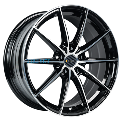 INCH 8x18/5x114,3 ET37 D66,5 FA8533 Gloss Black Machined Face (ZJH)