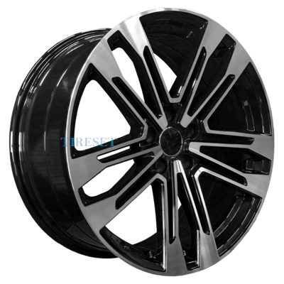 PDW 9x20/5x112 ET37 D66,45 3044 Gloss Black Machine Face (PDW)