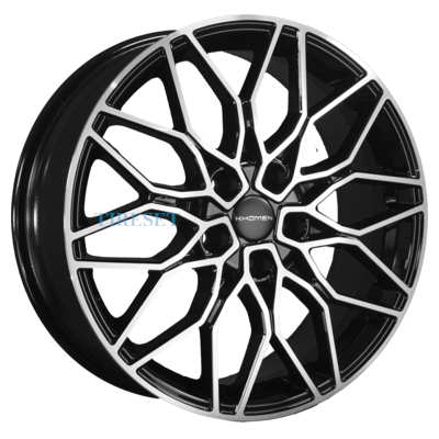 Khomen Wheels 7x18/5x114,3 ET50 D64,1 KHW1813 (Haval M6 (Plus)) Black-FP
