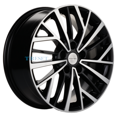 Khomen Wheels 6,5x17/5x108 ET33 D60,1 KHW1717 (Chery Tiggo 7pro/Exeed LX) Black-FP