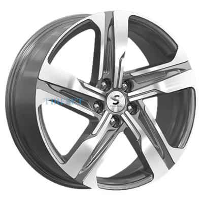 Premium Series 7,5x19/5x114,3 ET50 D67,1 КР004 (Sportage) Diamond Gloss Graphite