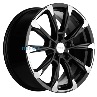 Khomen Wheels 7,5x18/5x114,3 ET38 D67,1 KHW1808 (Outlander) Black-FP