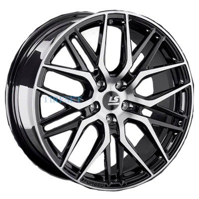 LS Forged 8x19/5x108 ET36 D65,1 LS FG04 BKF (конус, C570)