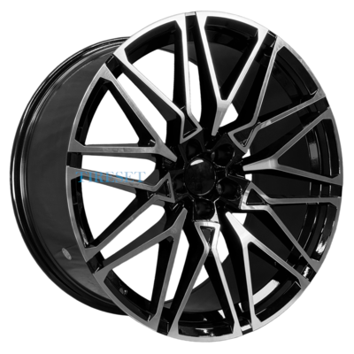 Hengder 10x21/5x112 ET35 D66,5 5063 Black machined face (HNGD)