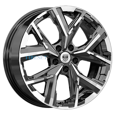 KиK 6,5x18/5x114,3 ET40 D66,1 Айона (КС1169) Алмаз черный