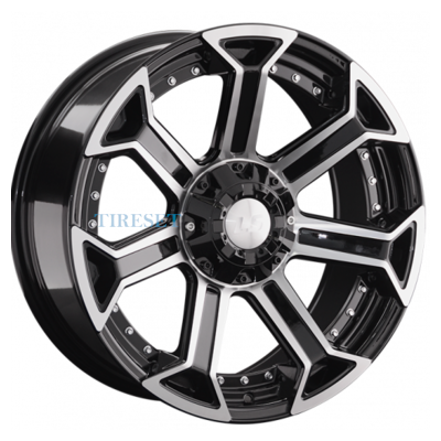 Диски LS 9x20/6x139,7 ET20 D106,1 1293 BKF (конус, Колпак+лого) на tireset.ru
