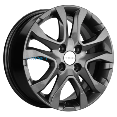 Диски Khomen Wheels 6x15/4x100 ET46 D54,1 KHW1503 (Rio) Gray на tireset.ru