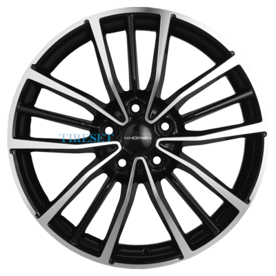 Khomen Wheels 7x18/5x112 ET43 D57,1 KHW1812 (Kodiaq/Tiguan/Audi Q3) Black-FP