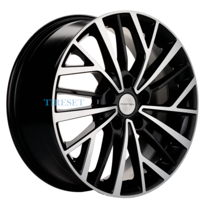 Khomen Wheels 7x17/5x114,3 ET40 D66,1 KHW1717 (Qashqai) Black-FP