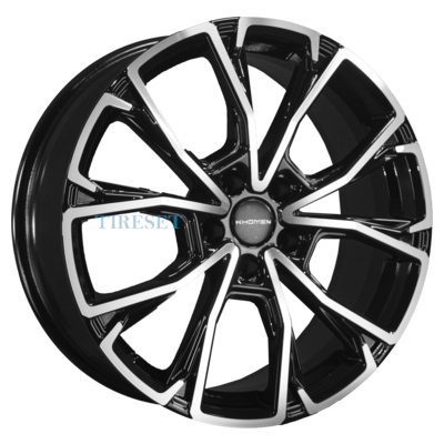 Khomen Wheels 7,5x19/5x114,3 ET45 D66,1 KHW1907 (Nissan X-Trail) Black-FP