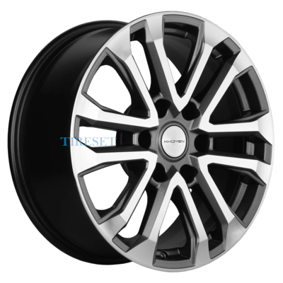 Диски Khomen Wheels 7,5x18/6x139,7 ET25 D106,1 KHW1805 (LC Prado) Gray-FP на tireset.ru