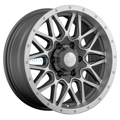 Диски LS 8x17/6x139,7 ET10 D100,1 1341 MGMF (конус, Колпак+лого) на tireset.ru