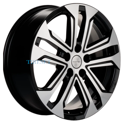 Khomen Wheels 7x18/5x114,3 ET50 D54,1 KHW1803 (Coolray) Black-FP