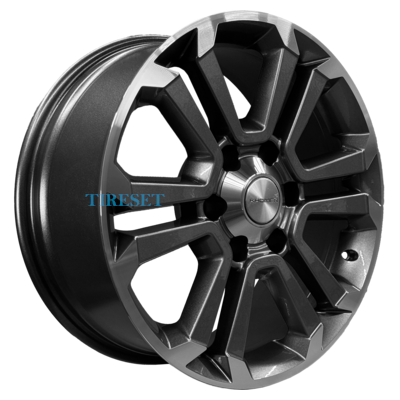 Khomen Wheels 7,5x18/6x139,7 ET36 D100,1 KHW1817 (Tank 300/500) Gray-FP