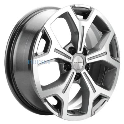 Khomen Wheels 6,5x17/5x120 ET55 D65,1 KHW1710(2) (VW Transporter) Gray-FP