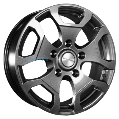 Khomen Wheels 6,5x17/5x139,7 ET35 D98,5 KHW1725 (Niva 4x4) Gray