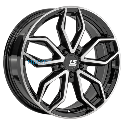 Диски LS FlowForming 7,5x18/5x112 ET40 D66,6 RC104 BKF (конус) на tireset.ru