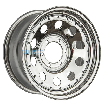 Off-Road Wheels 8x17/6x139,7 ET10 D110 Тойота Ниссан хромированный