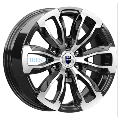 KиK 7,5x18/6x139,7 ET42 D75,1 Меконг (КС959) Алмаз черный