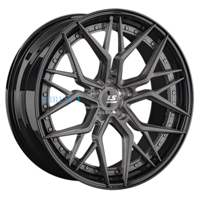 LS Forged 10,5x21/5x112 ET43 D66,6 LS FG35 ALBRSD-GM/BK (конус)