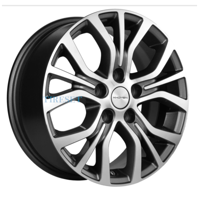 Khomen Wheels 6,5x16/5x120 ET38 D65,1 KHW1608 (Multivan) Gray-FP