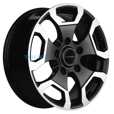 Khomen Wheels 6,5x17/5x139,7 ET40 D98,5 KHW1725 (Niva Travel/Legend) Black-FP