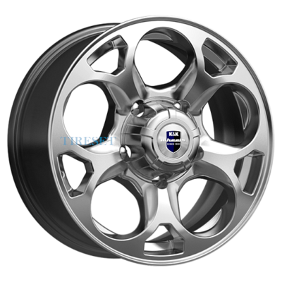 Диски KиK 7x16/5x139,7 ET35 D108,5 Линкс (КС1057) Дарк платинум на tireset.ru