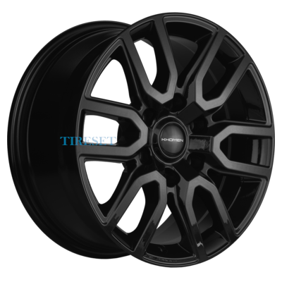 Диски Khomen Wheels 8x17/6x139,7 ET38 D67,1 KHW1723 (L200) Black на tireset.ru