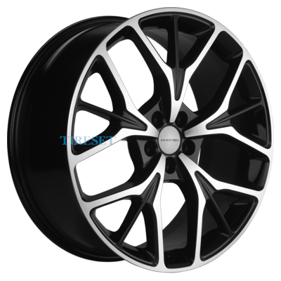 Диски Khomen Wheels 8x20/5x108 ET46 D63,4 KHW2012 (Tugella New) Black-FP на tireset.ru