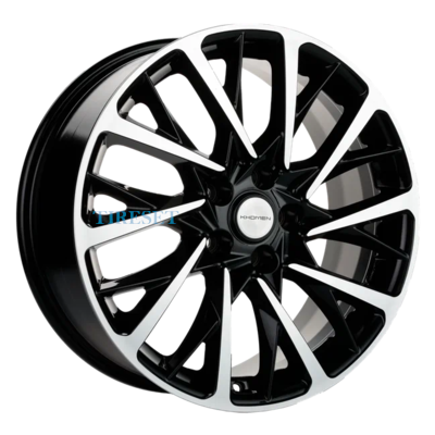 Khomen Wheels 7,5x18/5x108 ET45 D65,1 KHW1804 (DFM AX7/580/Evolute i-Pro) Black-FP
