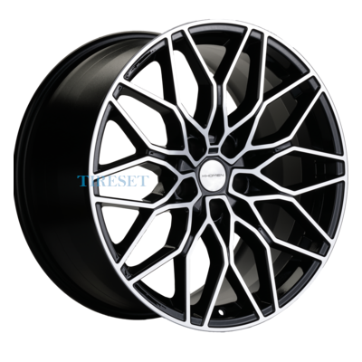 Диски Khomen Wheels 8,5x19/5x114,3 ET30 D60,1 KHW1902 (RX/NX) Black-FP на tireset.ru