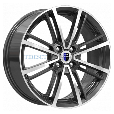 Диски KиK 7x17/5x114,3 ET45 D66,1 Эрфурт (КС898) Алмаз черный на tireset.ru