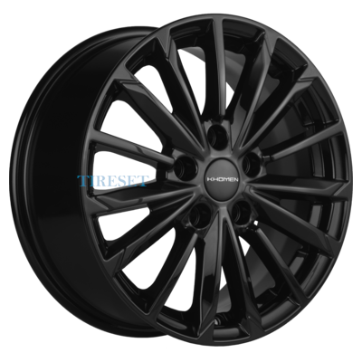 Диски Khomen Wheels 6,5x16/5x114,3 ET43 D67,1 KHW1611 (Sonata) Black на tireset.ru
