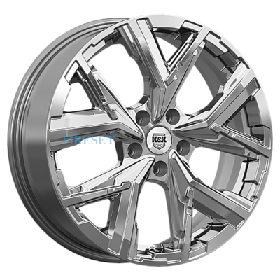 KиK 6,5x18/5x114,3 ET45 D67,1 Айона (КС1169) Дарк платинум