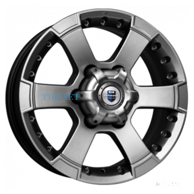 KиK 7x16/6x139,7 ET20 D110,1 M56 (КС593) Дарк платинум