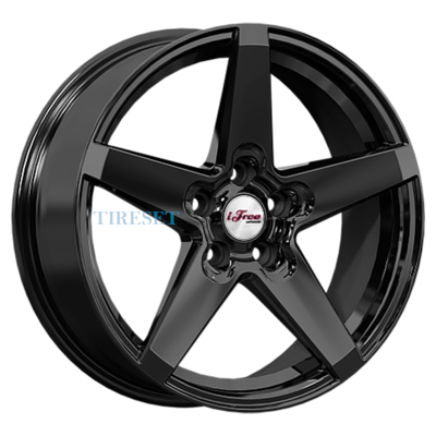 Диски iFree 6,5x17/5x114,3 ET37 D66,6 Токен (КС1127) BK на tireset.ru